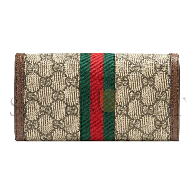 GUCCI OPHIDIA CONTINENTAL WALLET 523153 (19*10*3.5cm) GUCCI OPHIDIA CONTINENTAL WALLET 523153 (19*10*3.5cm)